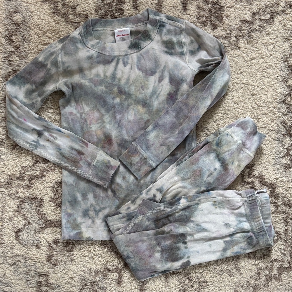 Hanna Andersson Multicolor Tie-Dye Pajama Set